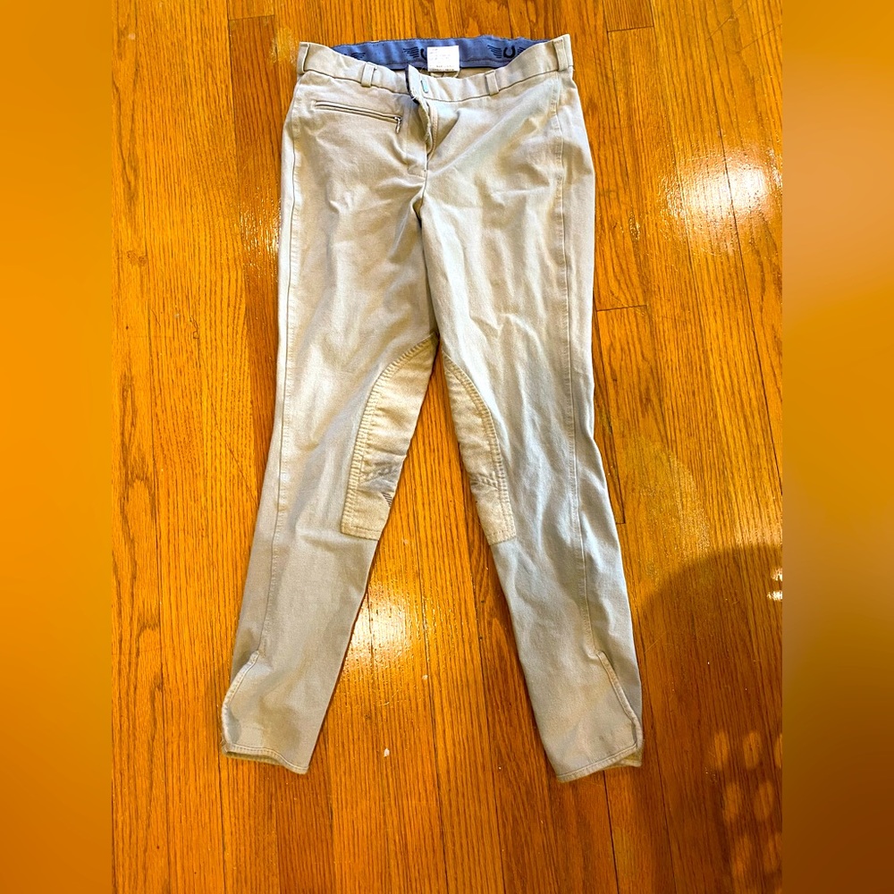 Tuff rider bamboo low rise 24 breeches tan